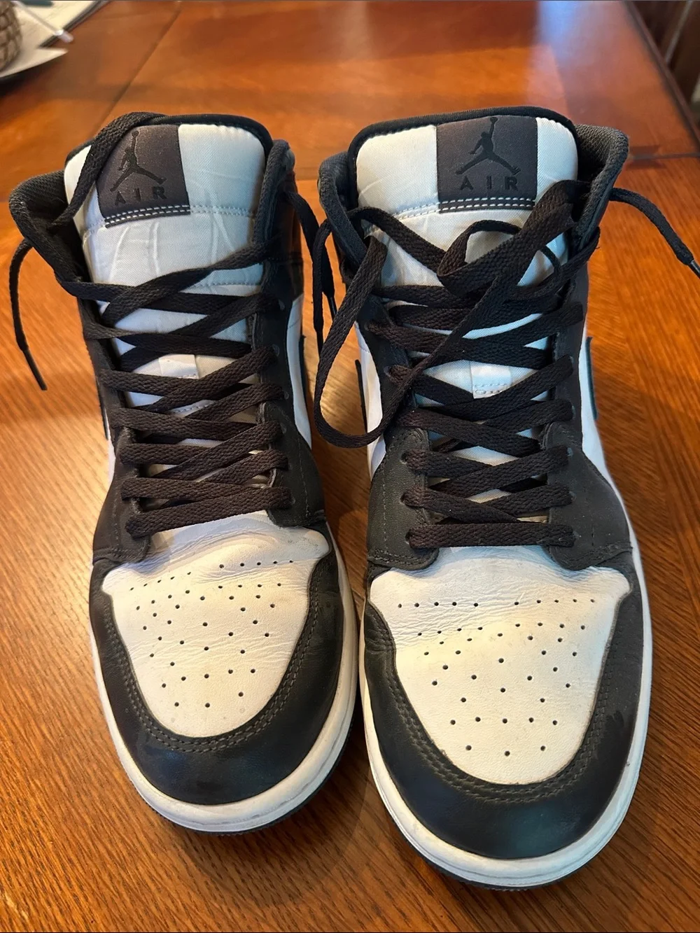Jordan High-Top Sneakers - Black & White